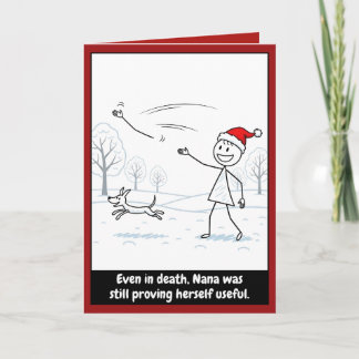 Dark humour Christmas Card