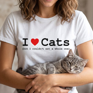 Dark Humour Feline Pet Owner Gag T-Shirt