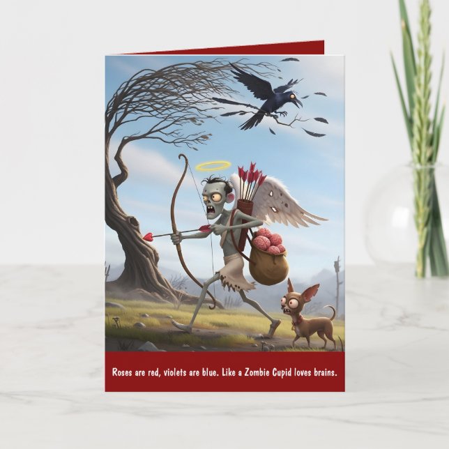 Dark Humour Valentine's Day Holiday Card (Front)