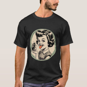 Dark Humour Vintage Retro Funny Clic - Bug Licker T-Shirt