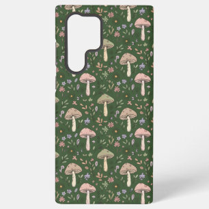 Dark Hunter Green Fungi Seamless Sophisticated Samsung Galaxy Case