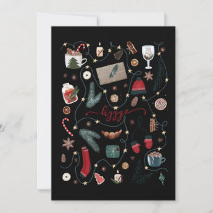 Dark Hygge Christmas Poster Holiday Card