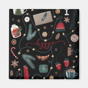 Dark Hygge Christmas Poster Magnet