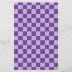 Dark Indigo and Pale Violet Chequerboard