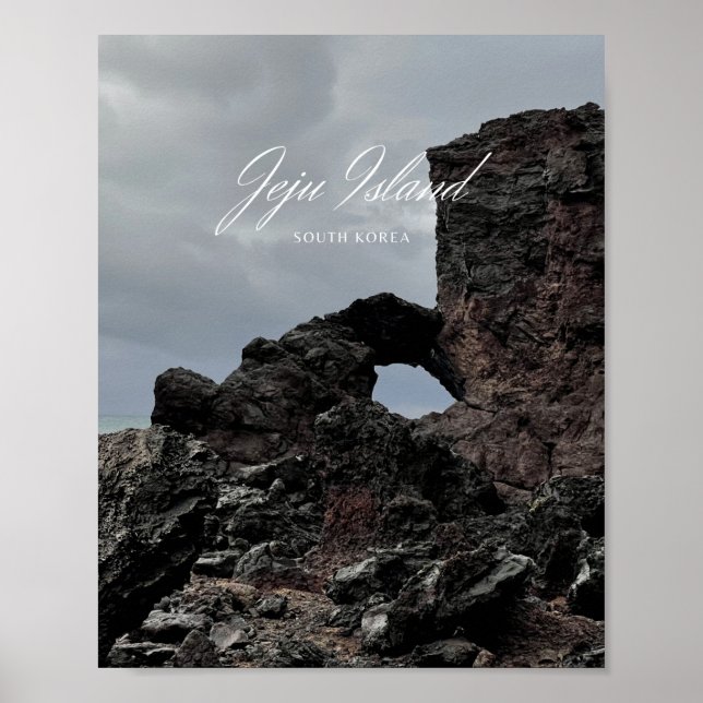 Dark Island - Beautiful Island - Jeju - Jeju Poster (Front)