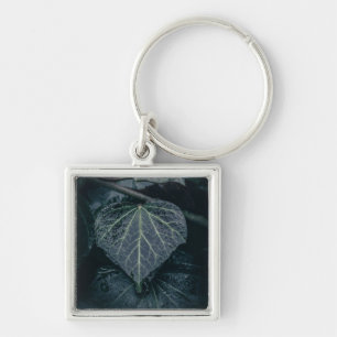Dark Ivy Nature Photo Key Ring