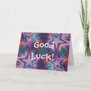 Dark Jester 'Good Luck' greetings card