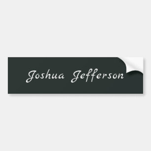 Dark Jungle Green Professional Creative Plain Bumper Sticker