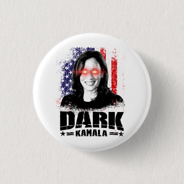 Dark Kamala 3 Cm Round Badge (Front)