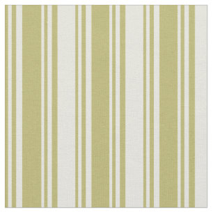 Dark Khaki and Beige Coloured Lines Fabric