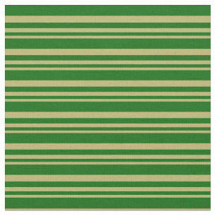 Dark Khaki and Dark Green Coloured Lines Fabric