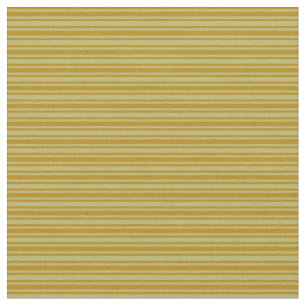 Dark Khaki & Dark Goldenrod Coloured Stripes Fabric