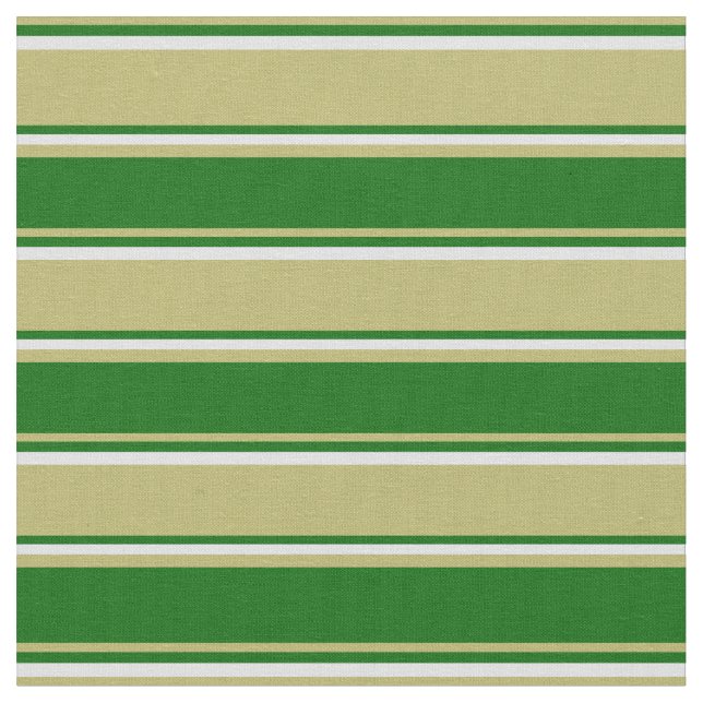 Dark Khaki, Dark Green & Lavender Coloured Pattern Fabric (Close Up)