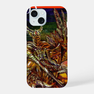 DARK KNIGHT AND DRAGON Fantasy iPhone 15 Case