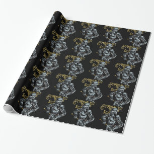 Dark Knight Armour Wrapping Paper