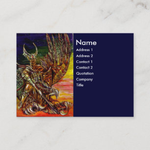 DARK KNIGHT Blue Business Card