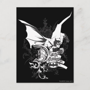 Dark Knight Logo Detailed Postcard