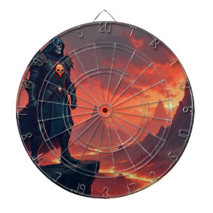 Dark Knight of Flame Dartboard