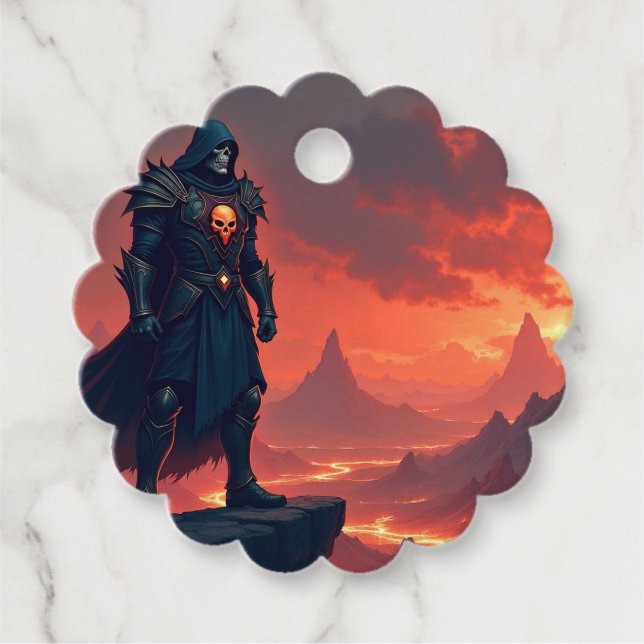 Dark Knight of Flame Favour Tags (Front)