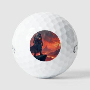 Dark Knight of Flame Golf Balls