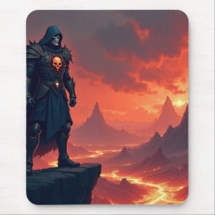 Dark Knight of Flame Mouse Mat