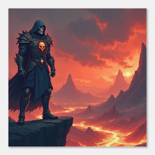 Dark Knight of Flame Wallpaper
