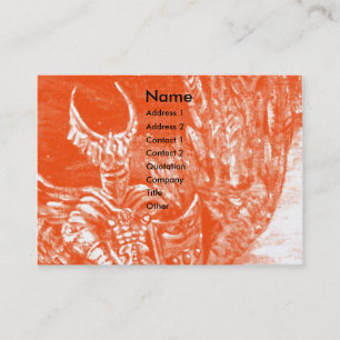 DARK KNIGHT Pearl Paper Business Card