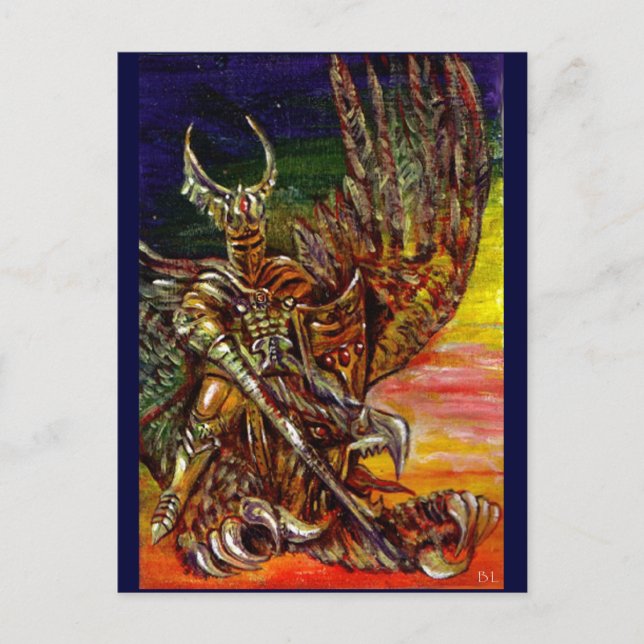 DARK KNIGHT POSTCARD (Front)