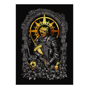 Dark Knight: The Warrior in Shadows Photo Print