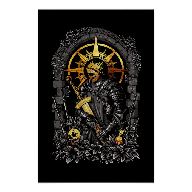 Dark Knight: The Warrior in Shadows Poster (Front)
