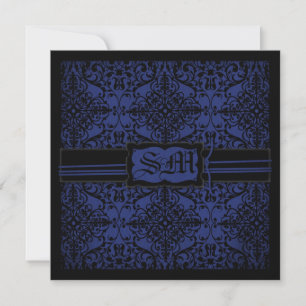 Dark Knight Wedding Invite Square