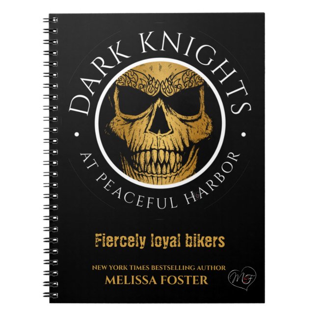Dark Knights Logo 6.5" x 8.75" spiral notebook (Front)