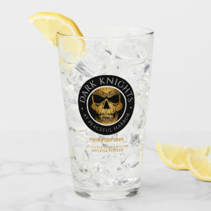 Dark Knights Logo Glass
