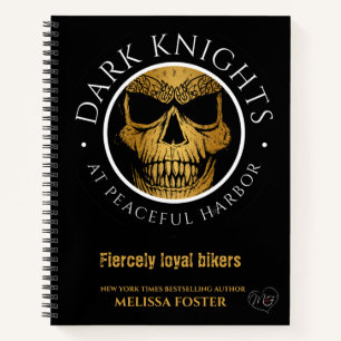 Dark Knights Logo Notebook - 8.5" l x 11" w