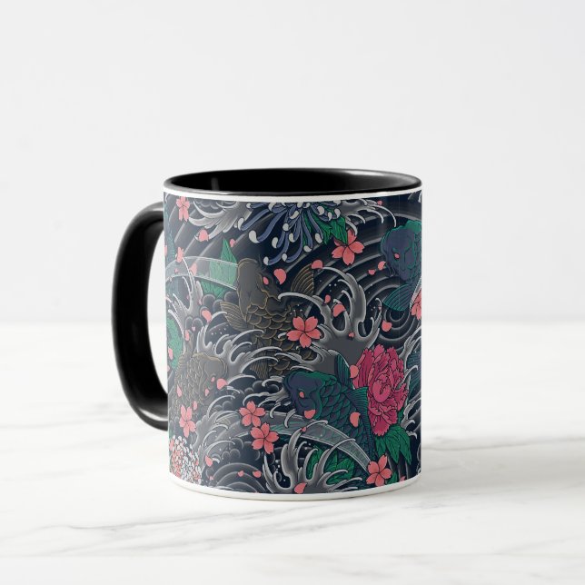 Dark Koi Tattoo  Mug (Front Left)