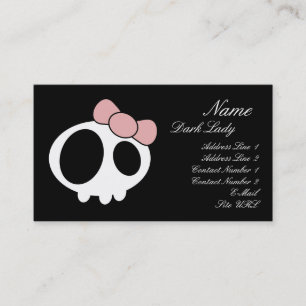 Dark Lady Business Card