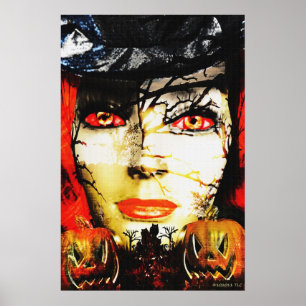 Dark Lady of Halloween Poster