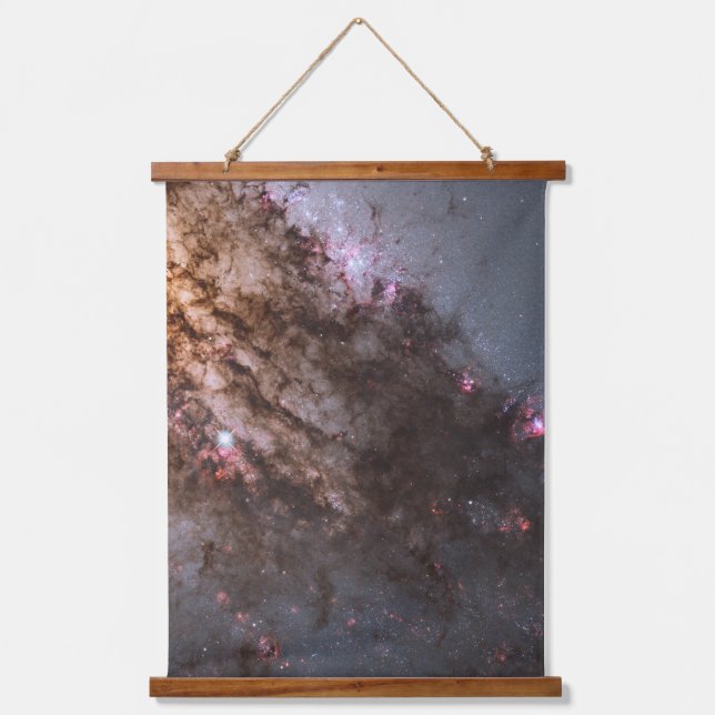 Dark Lanes Of Dust Crisscross Centaurus A Galaxy. Hanging Tapestry (Front)