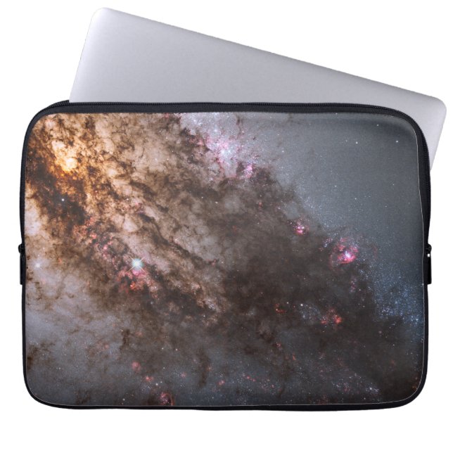 Dark Lanes Of Dust Crisscross Centaurus A Galaxy. Laptop Sleeve (Front)