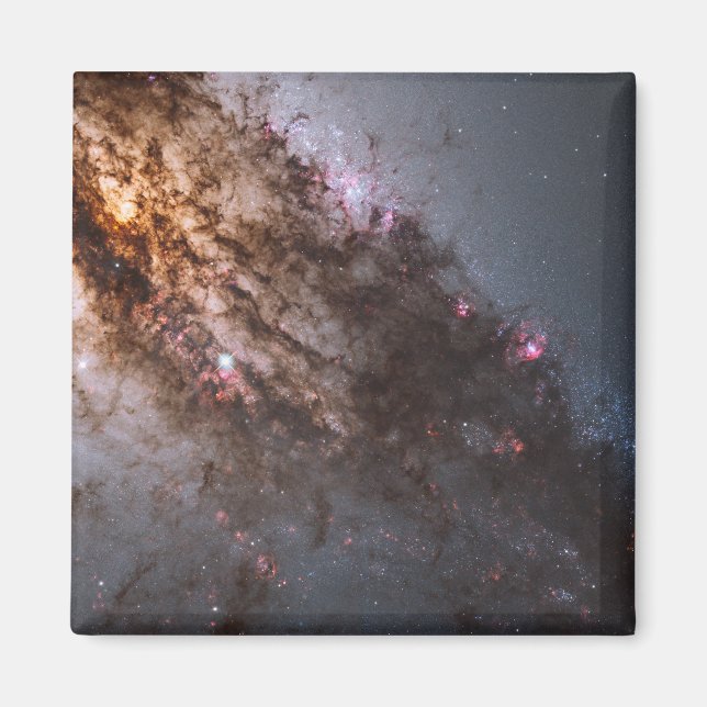 Dark Lanes Of Dust Crisscross Centaurus A Galaxy. Magnet (Front)