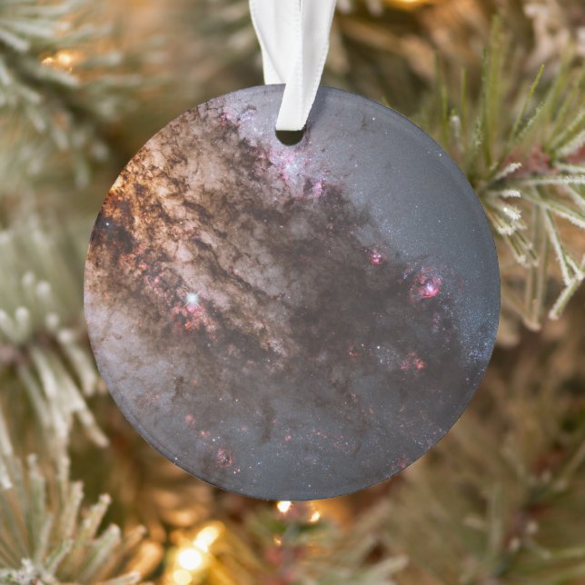 Dark Lanes Of Dust Crisscross Centaurus A Galaxy. Ornament (Tree)
