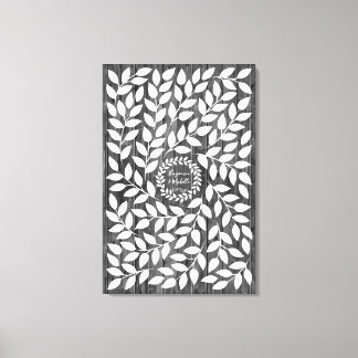 Dark Laurel - 150 Signature Canvas Guest Book