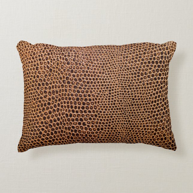dark leather background decorative cushion (Front)