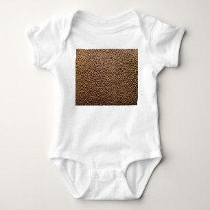 Dark Leather: Elegant Simple Background Baby Bodysuit