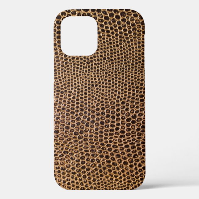 Dark Leather: Elegant Simple Background Case-Mate iPhone Case (Back)