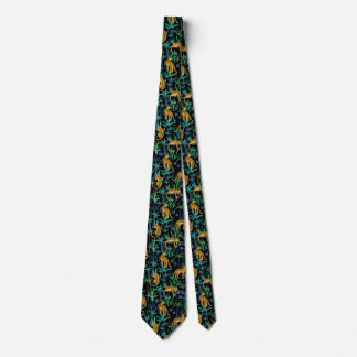 Dark Leopard Jungle Tie