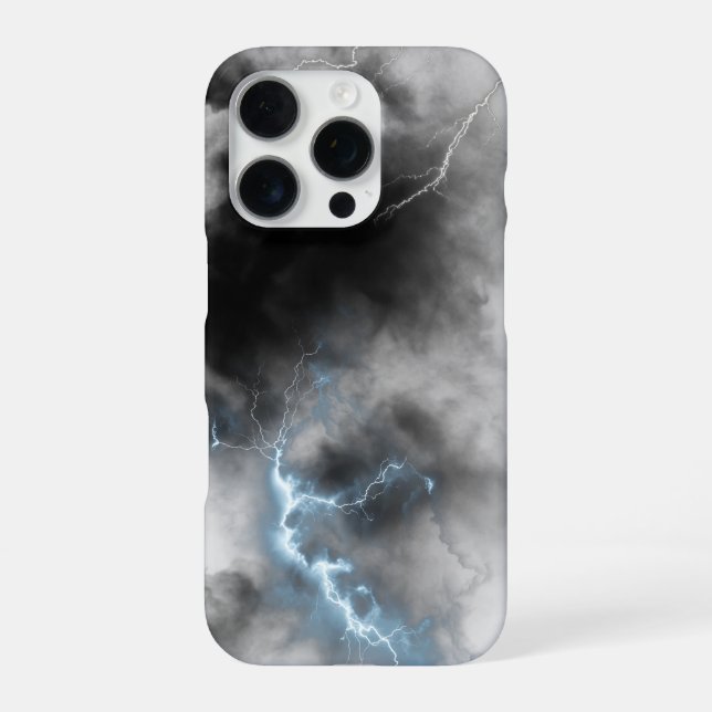 Dark Lightning Aesthetic Phone Case (Back)
