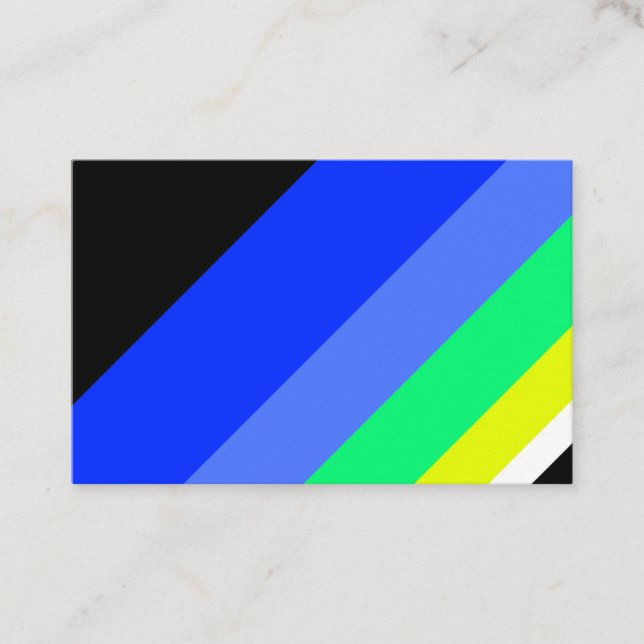 Dark lines business card (Front)