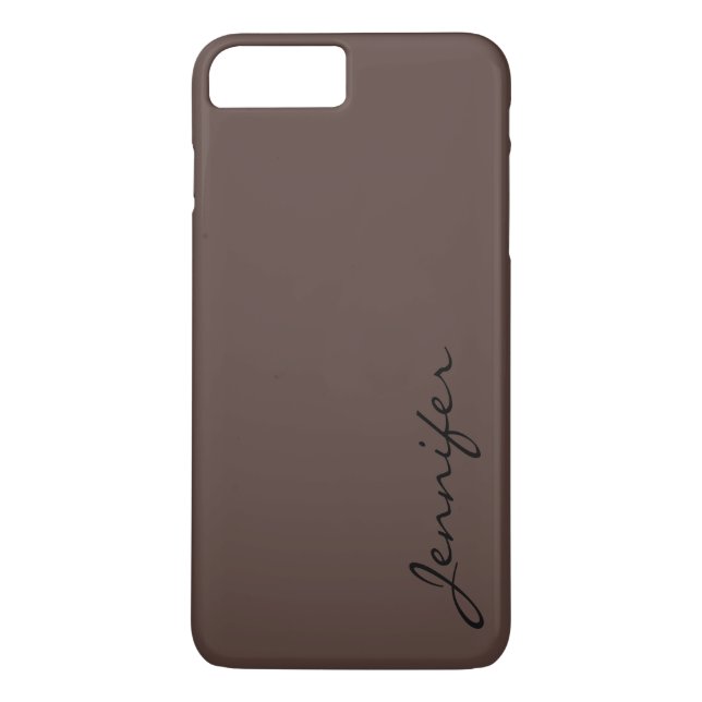 Dark liver (horses) colour background Case-Mate iPhone case (Back)