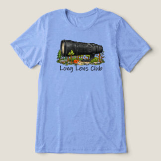 Dark Long Lens Club Tri-Blend Shirt